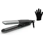 Rowenta Thermostyle SF7120C0 2-in-1 Hair Straightener Made of Titanium with Ergonomic Design