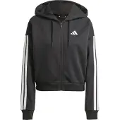 Adidas Essentials 3 Stripes French Terry Genser Med Hel Glidelås