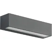 Arcchio LED-vegglampe Lengo, 25 cm, 2 lyskilder, antrasitt, CCT