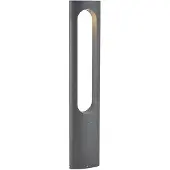 LUCANDE LED-gatelampe Fenti, 90 cm, antrasitt, aluminium