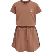 Hummel Kjole - hmlHedda - Kobber Brown - - 11 år (146) - Kjole