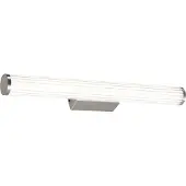 QAZQA Retro vegglampe gunmetal 60,4 cm inkl. LED IP44 - Coco
