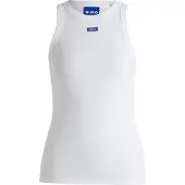 HUGO Easy 10257055 Blue Ermeløs T-skjorte