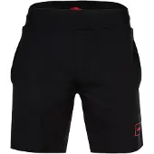 HUGO for man. 50525247 Shorts Cotton elastic logo framed logo black (L), Casual