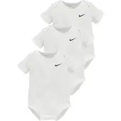 Nike Kids Bodyer k/e - Swoosh - 3-pack - Hvit - - 9 md - Kortermet body
