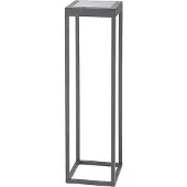 Sigor Numove LED-solcellelampe, grafittgrå, høyde 52,5 cm