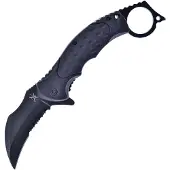 Frost Cutlery Black Raven Linerlock A/O