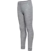 Hummel Leggings - HmlJr - Ull - Grå Melert - - 10 år (140) - Leggings - Ull
