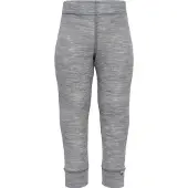 Hummel Mini Ull Rib Leggings Grey Melange (86 / 1,5 år)