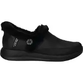 SKECHERS slip-in damehjemmesko - Svart - Sko - Tøffel