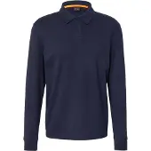 BOSS for man. 50527525 Interlock polo shirt navy (XXL), Casual, Cotton, Long sleeve