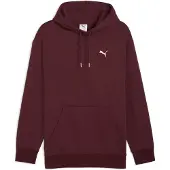 Puma Wardrobe Essentials Relaxed Fleece Hoodie Men, Clothing, Ruby Shimmer, XL