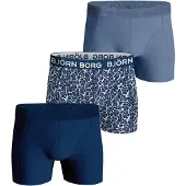 Björn Borg Bokser 3-Pakke Stretch Blå ørkeblå Lyseblå Størrelse