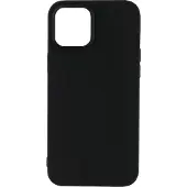 Essentials - Bagsidecover til mobiltelefon - termoplastisk polyuretan (TPU) - sort - for Apple iPhone 12 Pro Max