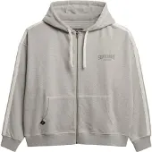 Superdry Athletic Essentials Relaxed Fit Genser Med Hel Glidelås