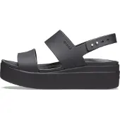 Crocs Brooklyn Low Wedge sandaler til dame, svart 206453 060 (41-42)