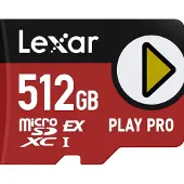 Lexar MINNE MICRO SDXC 512GB UHS-I/PLAY LMSXPS0512G-BNNNG