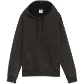 Puma Essentials Elevated Relaxed Wash Hoodie Women, Clothing, Black, S