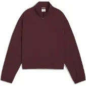 Puma HER Relaxed Half-Zip Crew Women, Women, Ruby Shimmer, XL
