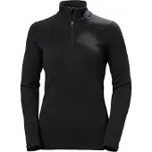 Helly Hansen Lifa Merino Midweight 1/2 Zip, Dame, Black
