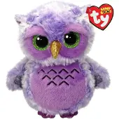 TY Kosedyr - Beanie Boos - 15 cm - Owlivia - - OneSize - Kosedyr