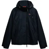 Superdry for man. M5012100A Hooded Mtn Windbreaker Jacket (L), Casual, Recycled Polister, Sustainable, Navy