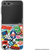 Samsung Galaxy Z Flip6 og Flip7 FE Sticky Monster Lab Stickers Slim Impression Case Green, Green