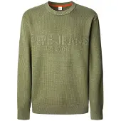 Pepe Jeans for man. PM7000016 Phineas jumper green (XL), Casual, Viscose