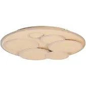 FISCHER&HONSEL GMBH LED-taklampe Dots, sandfarget, Ø 50 cm, metall/akryl, CCT