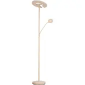 FISCHER&HONSEL GMBH LED-gulvlampe Dent, sandfarget, 180 cm, metall, CCT 2 lyskilder