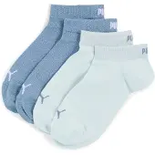 Puma Women's Sneaker Socks (2-Pack), Women, Blue Combo, 39/42