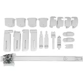 BabyDan Fittings for FlexiFit Metal/Ebba Safety Gate Metal whitE