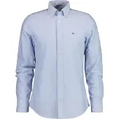 Gant for man. 3230115 Slim Fit Stretch Oxford Shirt blue (M), Casual, Cotton, Classic, Long sleeve