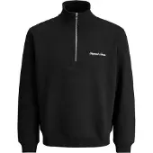 Jack & Jones Norrebro Emb Halv Glidelås Genser