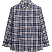 Superdry Check Flannel Boyfriend Skjorte Med Lange Ermer