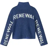 Name it Genser - Strikk - Rib - NkfNuva - Amparo Blue - - 6 år (116) - Genser