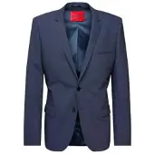 HUGO for man. 50495628 Colbert blazer blue (90), Casual, Classic, Polyester
