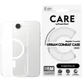 PanzerGlass CARE by - Baksidedeksel for mobiltelefon - flaggskip - MagSafe-samsvar - plastikk - hvit, gjennomsiktig - for Apple iPhone 16e