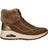 SKECHERS for woman. 167993 Trainers Uno Rugged Fall Shimmer brown (41), Flat, Zip, Casual