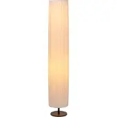 Lucide Gulvlampe FOLD, høyde 120 cm, hvit, tekstil, E27