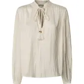 Pepe Jeans for woman. PL305010 Blouse Caeli White (S), Casual, Polyester, Long sleeve