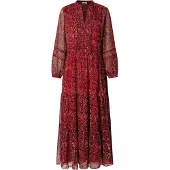 Pepe Jeans for woman. PL9537703 Miley red dress (S), Casual, Polyester, Long sleeve