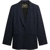 Superdry for woman. W5012032A Americana Pinstripe Boyfriend navy (XL), Casual, Classic, Polyester