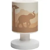 Elobra LED oppladbar bordlampe Scandi Savanne, oransje, 21, cm