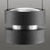 Brilliant LED-hengelampe Glow-Sphere, Ø 18 cm, svart, metall