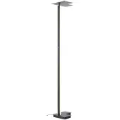 Brilliant LED-gulvlampe Mora, antrasitt, høyde 178 cm, metall