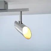 Brilliant LED-downlight Risell, lengde 35 cm, aluminiumfarget