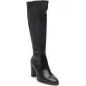 Wonders for woman. M-5150_5121_5792 Black Treze boots (38), Leather, 3 to 5 cm, Zip, Casual