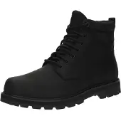 Timberland for man. TB0A69UHW021 Leather ankle boots with Britton Road Mid black (45.5), Flat, Laces, Casual, Sustainable