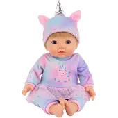 Tiny Treasures Dukkeklær - Magi Unicorn Alt-i-One - - OneSize - Dukkeklær